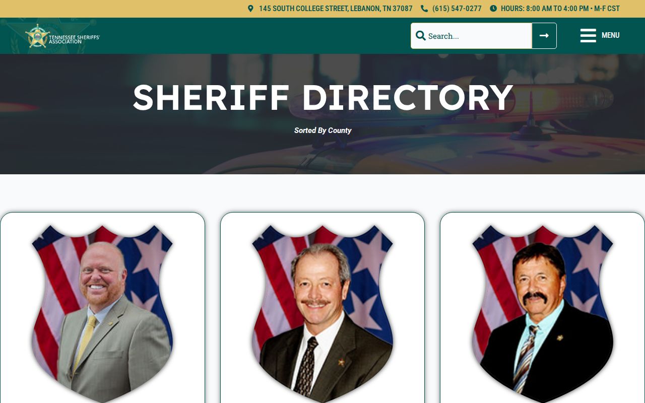 Crockett County arrest lookup sheriff directory